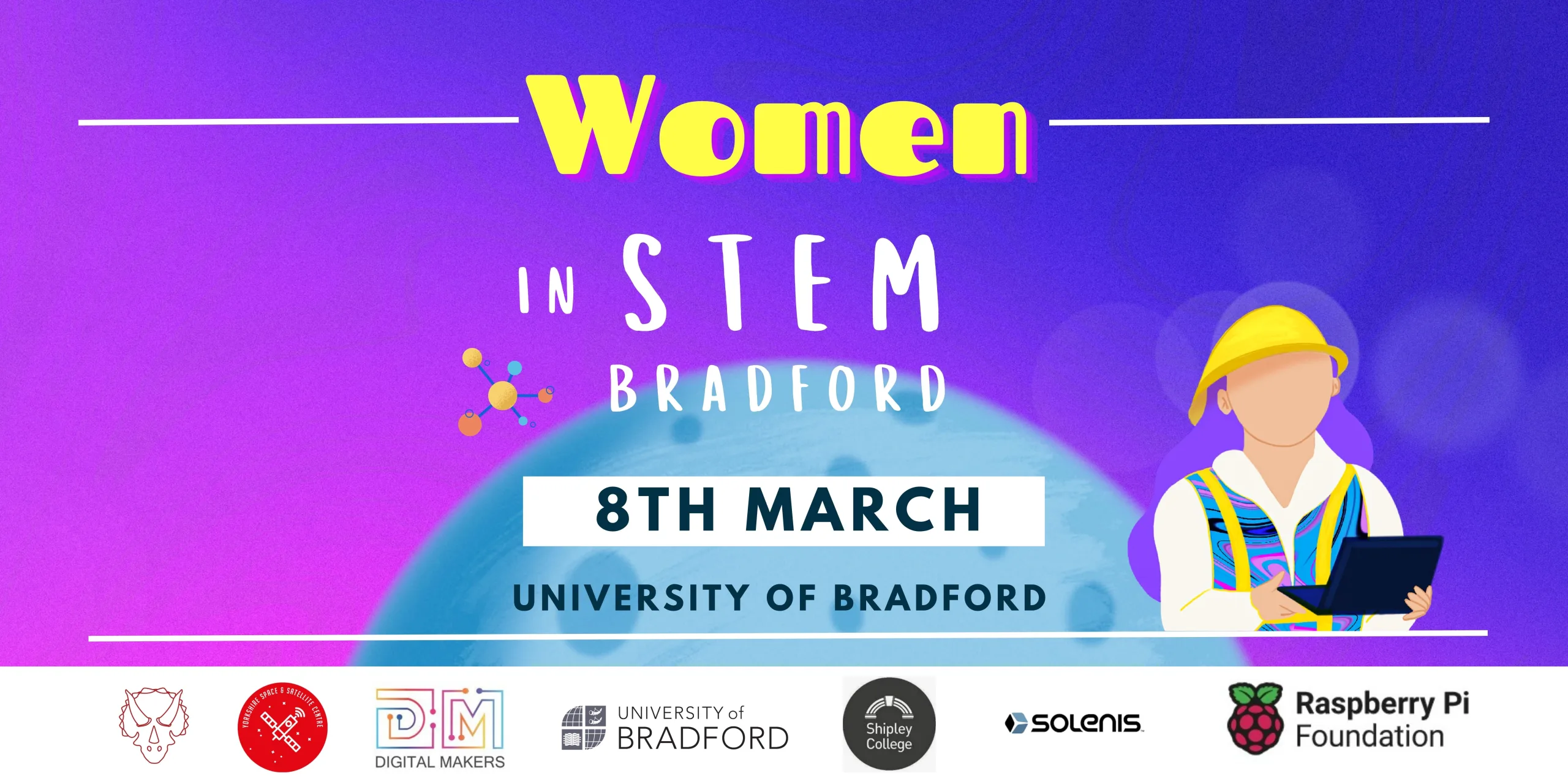 Women in STEM Bradford- banner